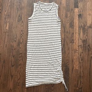 BB Dakota What's the Ruche Dress XL Blk/White